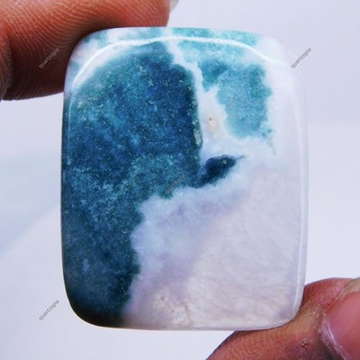 Premium 62,60 Ct Natürlicher Moosachat Sammler Cabochon Loser Edelstein