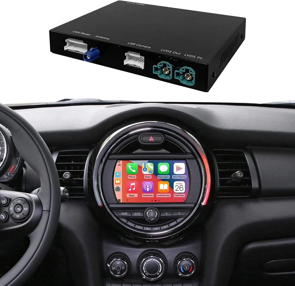 CarPlay für EVO BMW Mini Cooper R55 R56 R60 F54 F55 Android Auto Wireless Mirror - Bild 2 von 4