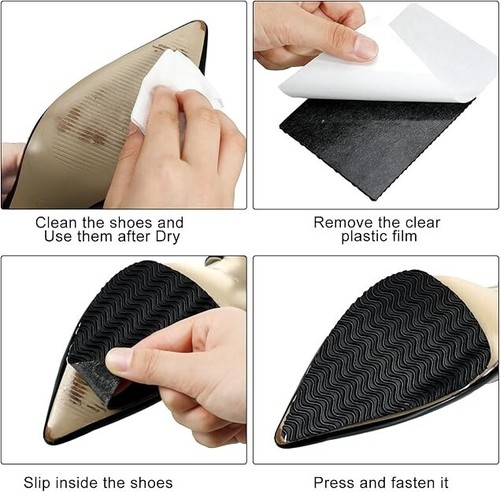 10 Pack Non-Slip Shoe Sole Protector Shoe Bottom Pads Anti Slip Shoe Grips - Picture 7 of 7