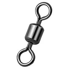 50 Pieces Fishing Barrel Swivel 6#/1# Stainless Rolling Swivel With Solid Ring