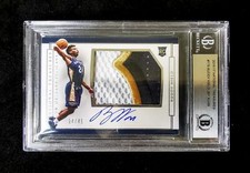 Buddy Hield 2016-17 National Treasures Rookie Patch Auto Jersey Numbered 24/49