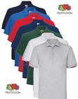 Fruit of the Loom Plain Heavy 65/35 Polyester Cotton Short Sleeve Polo Shirt