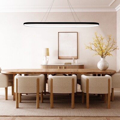 Eclairs Shape Led 4 Feet Modern Chandelier Pendant Black Hybrid Chandelier 48 W