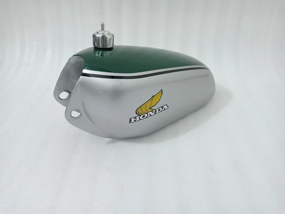 Honda CR250M CR 250M 1973 Elsinore aluminio pintado gasolina tanque + tapa Foto 4 de 4