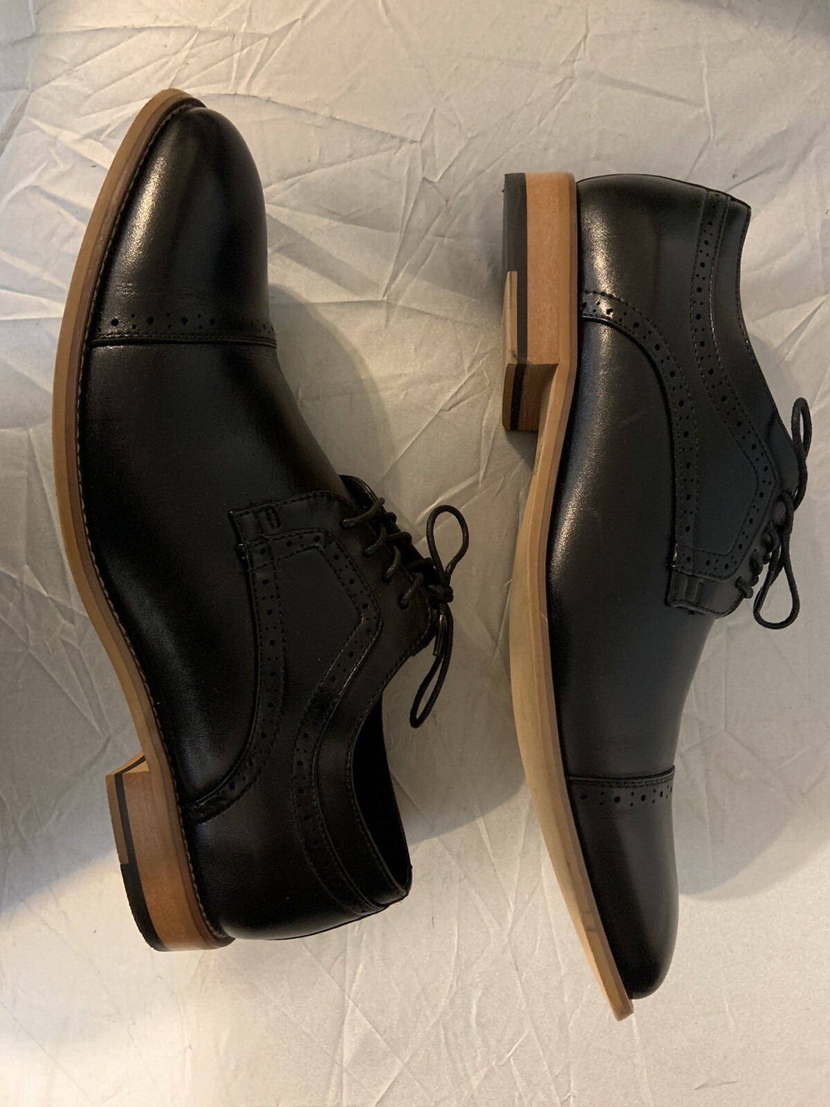 12W Stacy Adams Mens shoes Dickinson Cap Toe Oxford c… Gem