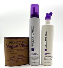 Paul Mitchell Extra-body Sculpting Foam 6.7 Oz &amp; Extra-body Boost 8.5 Oz Duo