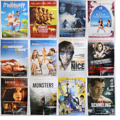 Original Filmposter Filmplakat Sammlung Konvolut Anfangsbuchstabe M zur Auswahl