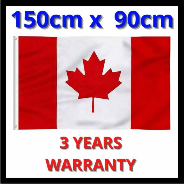 Large Canada Canadian Flag Pride Heavy Duty Outdoor 90cm x 150cm Banner Large Canada Canadian Flag Pride Heavy Duty Outdoor 90cm x 150cm Banner