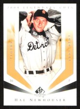 2004 SP Legendary Cuts HAL NEWHOUSER Base Baseball card DETROIT TIGERS