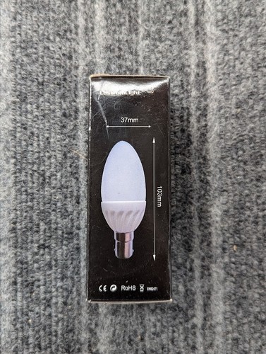 High Quality Lustrum LED Candle Light Bulbs Bayonet BA15D White - Picture 3 of 5