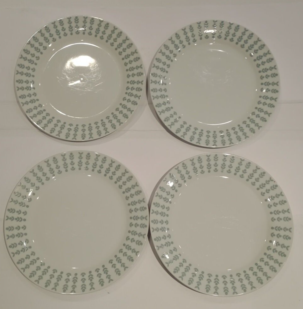 Sainsburys Home x Dinner Plates Floral Stem Repeat Porcelain