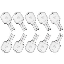 10PCS 166 Forklift Key Hyster Heavy Equipment Keys for Clark Yale Hyster Komatsu