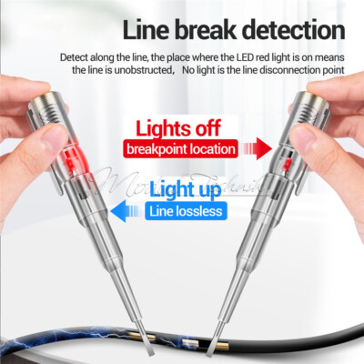 70-250V B09 Screwdriver LED Induction Detection Breakpoint Electric Test Pen