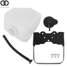 Bottle Bracket Cap Bolts Hose Filter Windshield jug reservoir Washer Jar 8pc kit