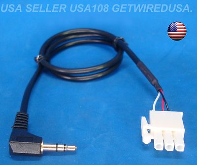 3.5MM Smartphone iPod, iPhone AUX cable 3-pin GL1800 Honda Goldwing Motorcycle