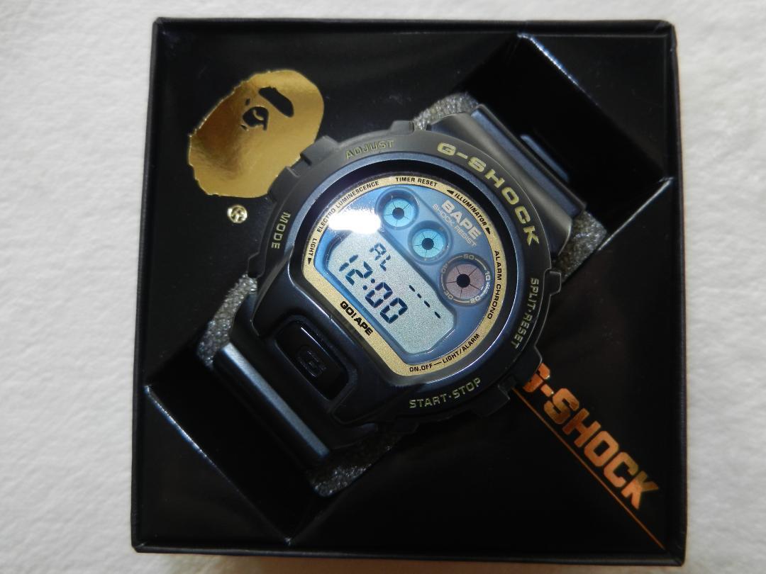 G-SHOCK DW-6900 3rd model Watch CASIO A BATHING APE BAPE