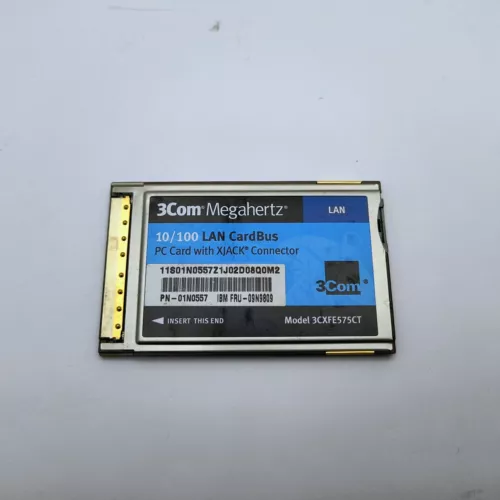 3Com Megahertz Lan 10/100 Cardbus PC Scheda Con Xjack Connettore Pn - 01N0557