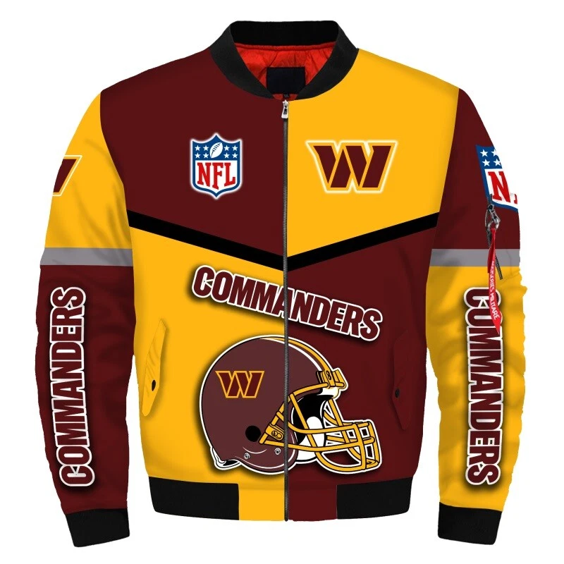 Washington Commanders Men's Flight Bomber Jacket