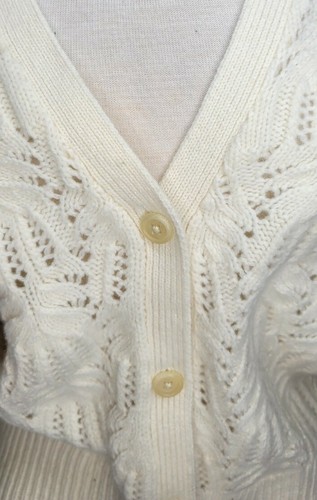 Cardigan Polo RALPH LAUREN Donna XS Crema ALPACA LANA DI ALPACA $170 EXTRA SMALL - Foto 9 di 12