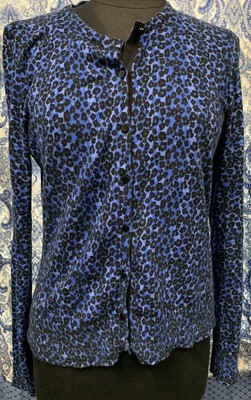 black leopard cardigan