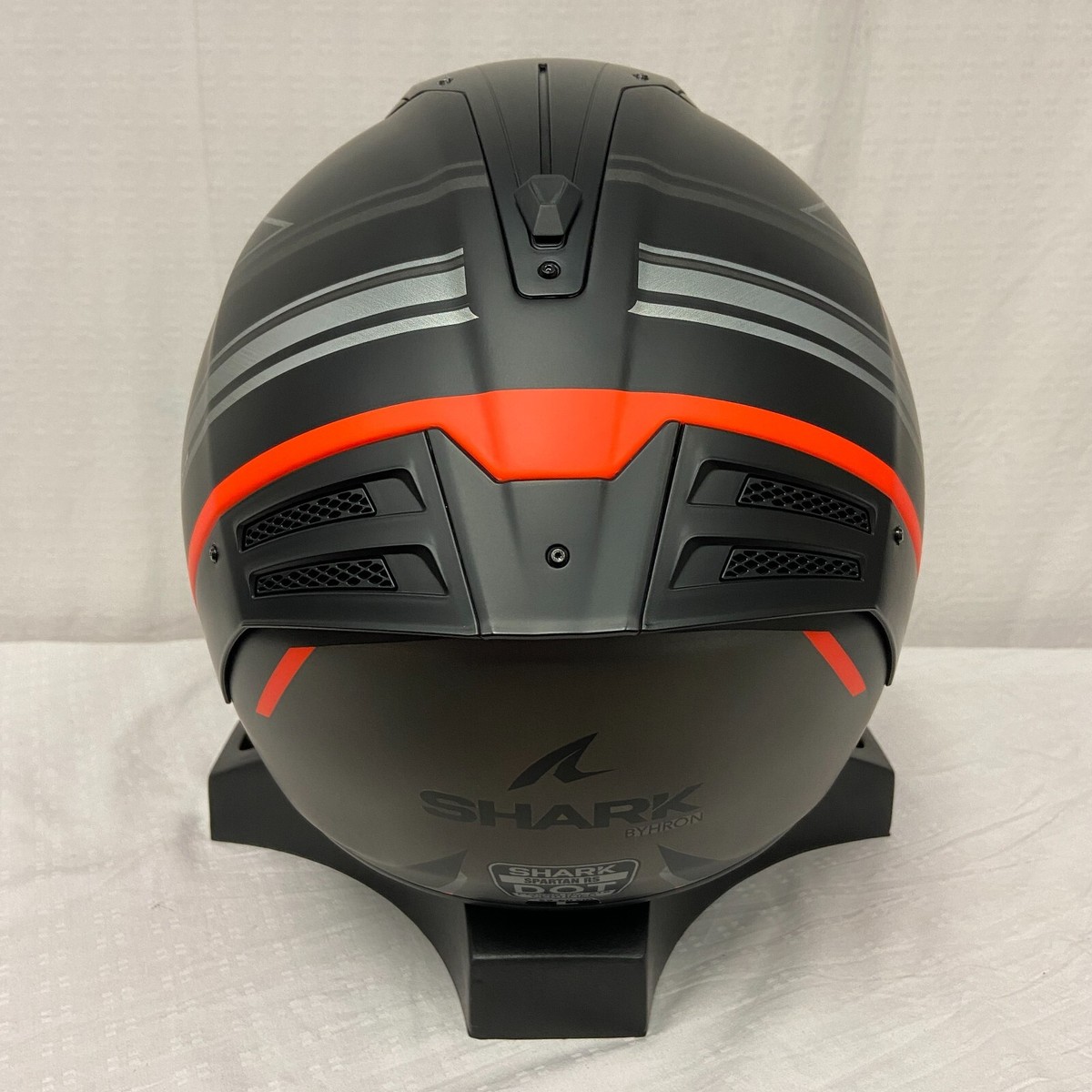 Shark Spartan RS Byrhon Motorcycle Helmet Matte Black/Orange Large