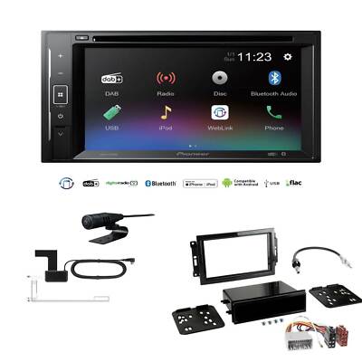 Pioneer Autoradio 2-DIN Bluetooth DVD DAB für Dodge Charger 2005-2008 schwarz