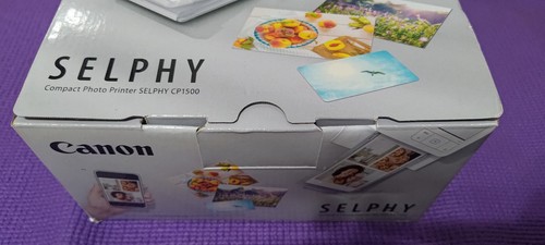 BRAND NEW Canon SELPHY CP1500 Wireless Photo Printer wth. Ink & Paper Set - Picture 5 of 5