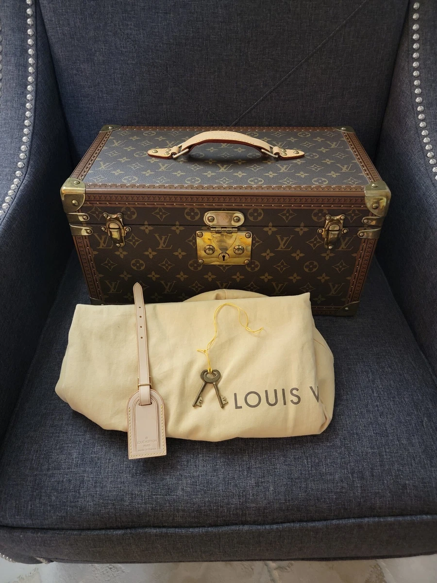 Louis Vuitton Monogram Canvas Cosmetic Case Trunk with Mirror