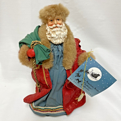 Possible Dreams Clothtique A Peaceful Eve Santa Claus Christmas Decor Vintage