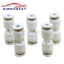 5X 4mm for Mercedes Air Suspension Air Line Hose Repair Straight Connectors