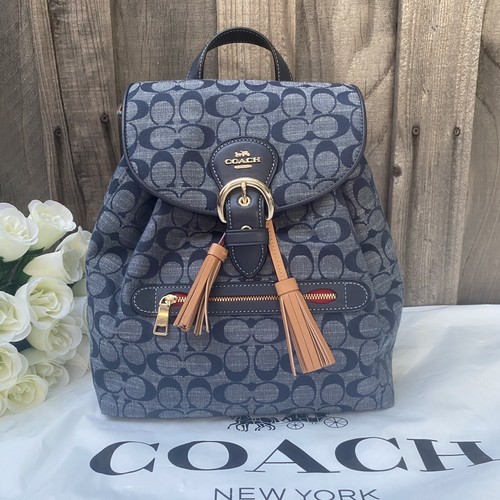NWT Coach Kleo Backpack In Signature 