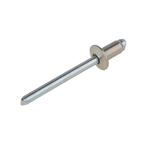 Pack of 50 Stainless G304 / Steel 5-4 (4.0 x 10.8L) Dome Rivet Grip 4.8 ...