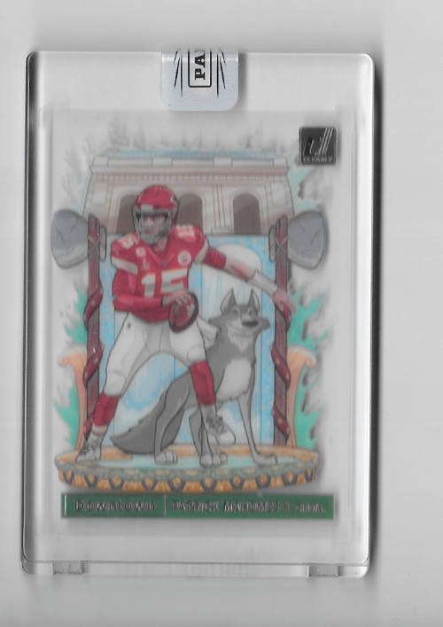 2021 Panini Clearly Donruss Patrick Mahomes II DOWNTOWN SSP CASE HIT