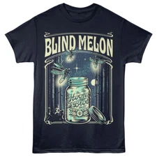 Blind Melon Est 91 Hoon & Bros Fireflies Mason Jar Men's T Shirt Rock Band Merch