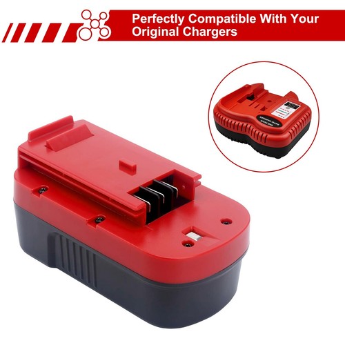 2-Pack 18V for Black and Decker HPB18 18 Volt 3.6Ah Battery HPB18-OPE 244760-00 - Picture 5 of 21