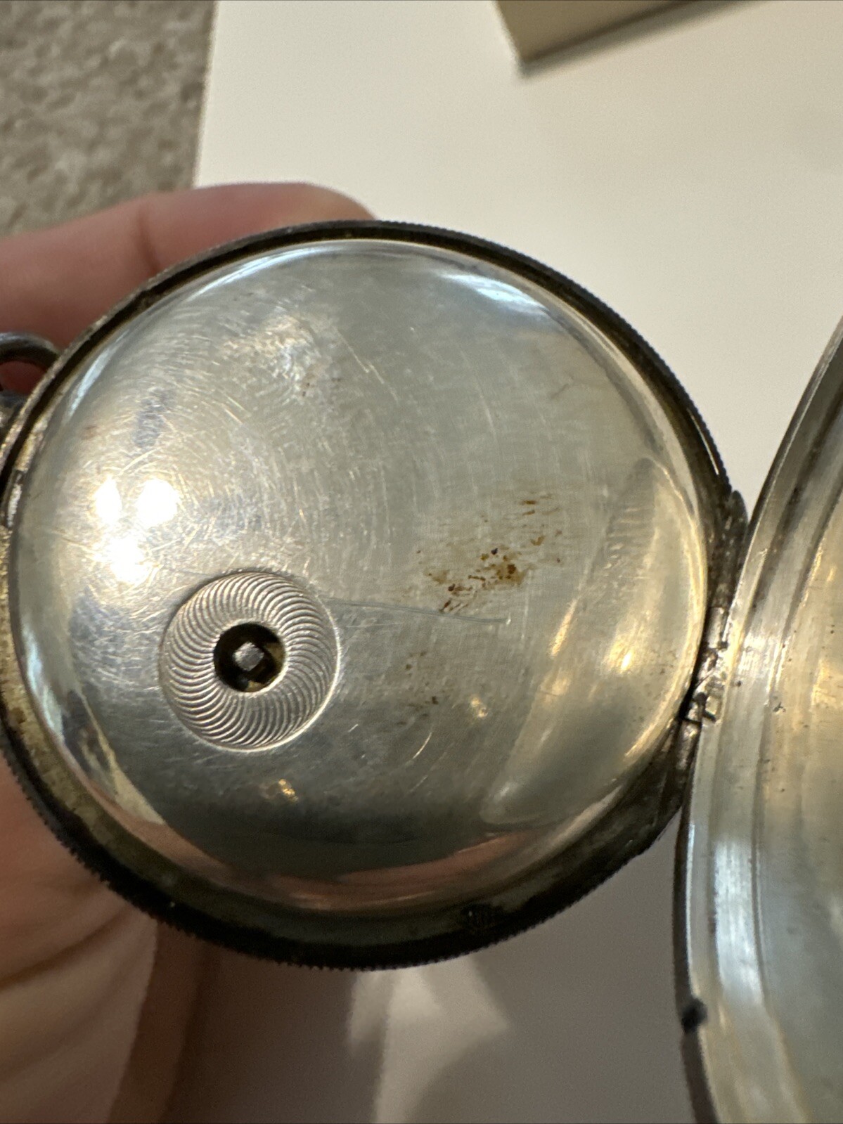 Antique solid silver Gents James Walker London po… - image 9