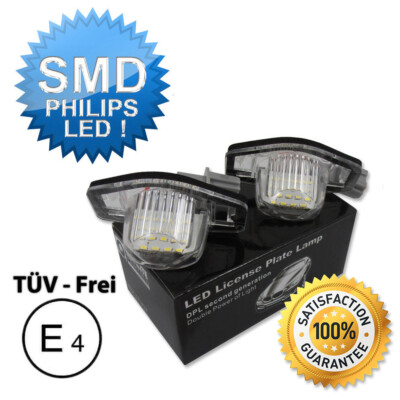 2x LED KENNZEICHENLEUCHTE HONDA CR-V CRV FR-V JAZZ LOGO KENNZEICHENBELEUCHTUNG 