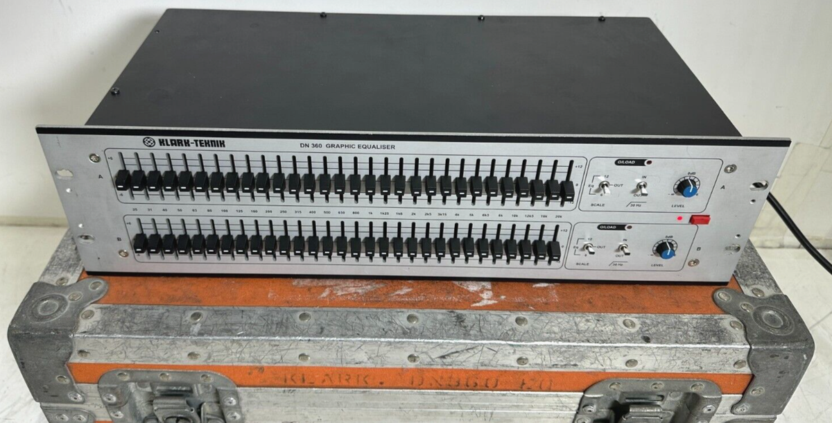 Klark -Teknik DN360 Graphic Equalizer W/Case (One) | eBay Klark -Teknik DN360 Graphic Equalizer W/Case (One) | eBay