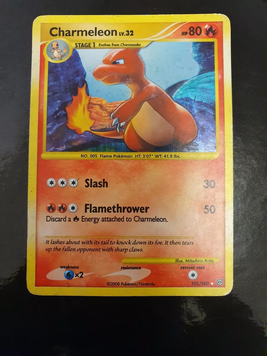 Pokemon Super Secret Rare CHARMELEON lv32 102/100