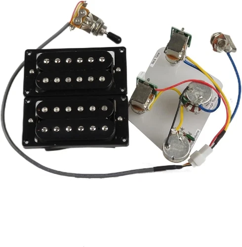 Humbucker Guitar Pickups Set 4C with 2V2T Wiring Harness for Gibson EPI Guitar
