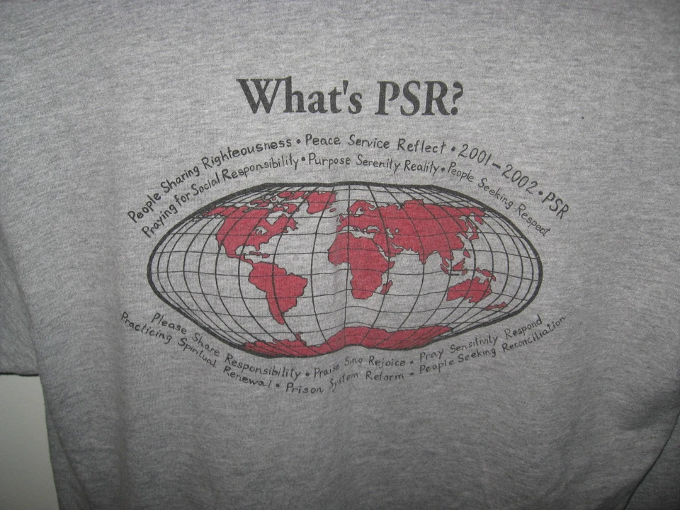 Pacific School of Religion 2001 PSR Thelogical Seminary Berkeley CA T Shirt Med - Image 3 of 4