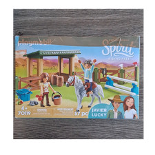 Playmobil Spirit Riding Free Reiterhof Baukasten 70119 Javier Lucky