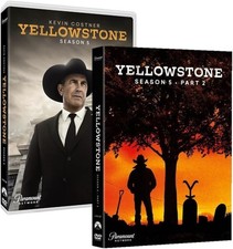 Yellowstone Season 5 Complete DVD Set Part 1  Part 2 Paramount Brand New