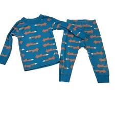 Hanna Andersson Organic Cotton Fox Pajama Set, 2T