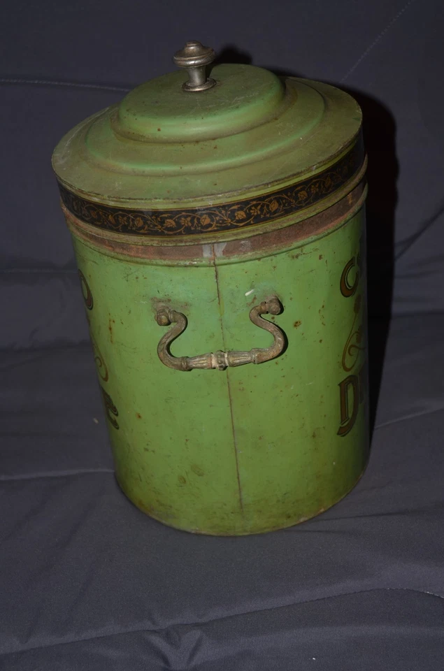 Rare Boite pub CACAO DROSTE ( no banania ) grand modèle 5000 grammes - Photo 3/4