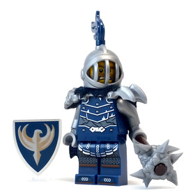 LEGO Castle Crown Hawk Knight Minifigure 7094 Fantasy Era 852293 Scale Mail 7036