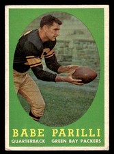 1958 Topps #118 Babe Parilli - Packers QB VGEX