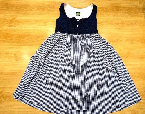 Vintage HAMMERSCHMID dirndl dress Trachten Oktoberfest folk, Sz GB 20,D/NL -46