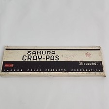 Vintage Sakura Cray-Pas Crayon Pastels 23 of 25 colors pieces Japan Colors