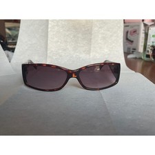 Fossil Treasure PS3598 Tortoise Rectangular Sunglasses Purple Gradient Lens 224